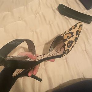 Sam Edelman leopard heels